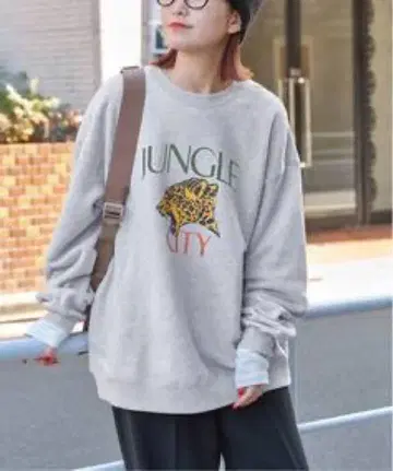 spick & span 로고 맨투맨 spick & span 트레이닝복