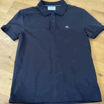 CK 블랙 피케 셔츠 M 사이즈