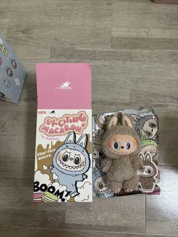 정품 LABUBU 라부부 마카롱 Toffe