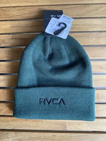 RVCA/루카 니트 모자 니트 캡 비니 그린