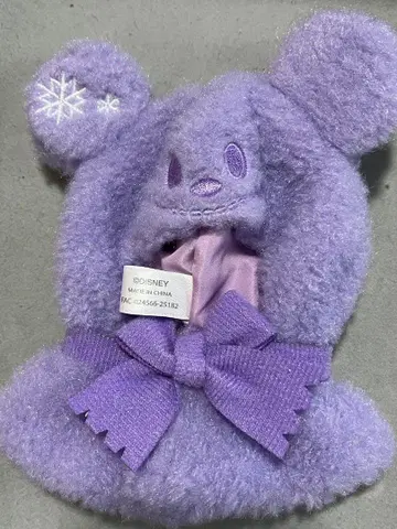 봉제인형용 미키 판초 보라색