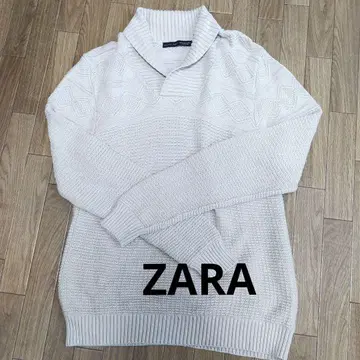 ZARA MAN 아이보리 니트 스웨터