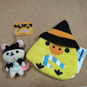 코리락쿠마 키이로이토리 할로윈 코인 케이스 마스코트 리락쿠마