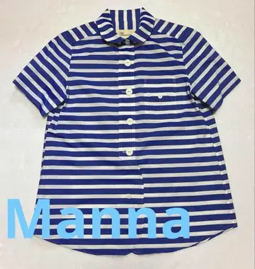 로니 스코츠 Manna 반팔 보더 셔츠