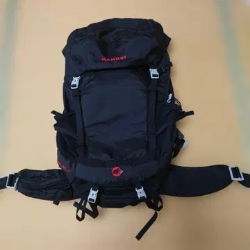 마무트 Lithium Crest 50+ 블랙 백팩 Mammut