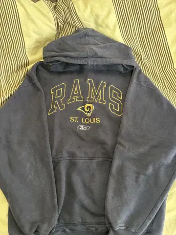 RAMS 후드티 네이비