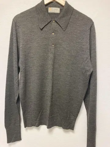 JOHNSMEDLEY 그레이 피케 셔츠 MED