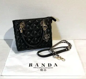RANDA 2way 퀼팅 백 블랙