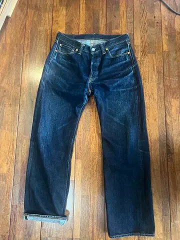 플랫 헤드 lot No3005XX w32 스트레이트 데님