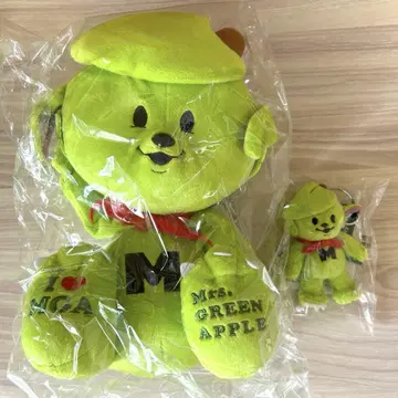 미세스 그린애플 메멜 키링 봉제 인형