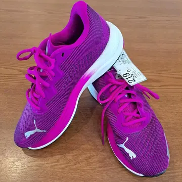 미사용 Puma 벨로시티 NITRO 러닝화 23.0cm 핑크