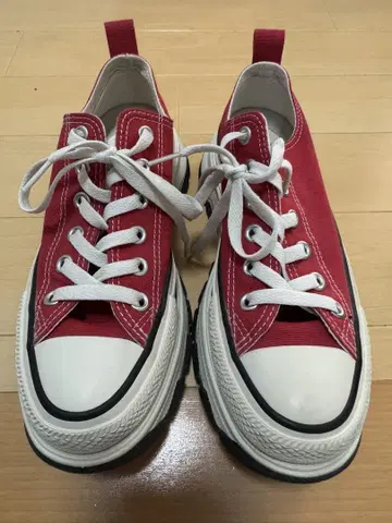 컨버스 올스타 트렉웨이브 OX 레드 통굽 23.5