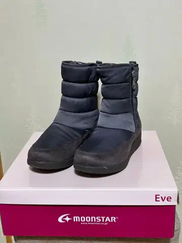 문스타 미끄럼 방지 부츠 23.0cm EEEE 차콜