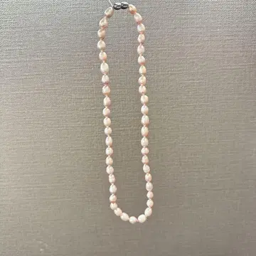 담수 진주 핑크 목걸이 약 45cm
