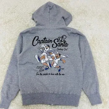 Captain Santa 캡틴 산타 그레이 후드티 S 사이즈