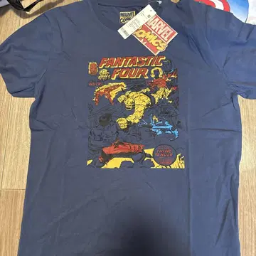 MARVEL FANTASTIC FOUR T셔츠 M 네이비