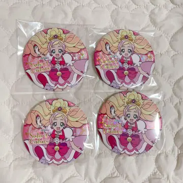 프리티 스토어 셀렉트 컬러즈 캔뱃지 큐어 플로라 4개