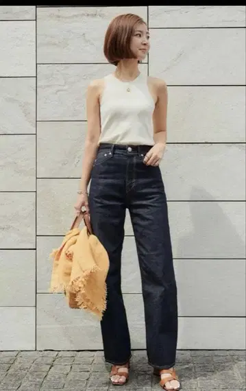 YANUK 야누크 하이웨스트 데님 새상품급