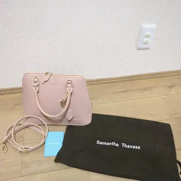 사만사 타바사 핑크 숄더백