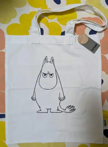무민 토트백 앵그리 무민 미사용