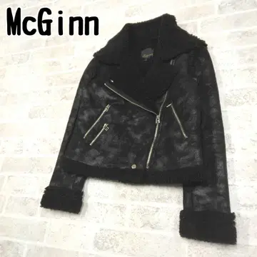 McGINN 페이크 레더 자켓 S 사이즈