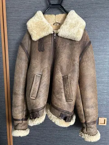 양가죽 플라이트 자켓