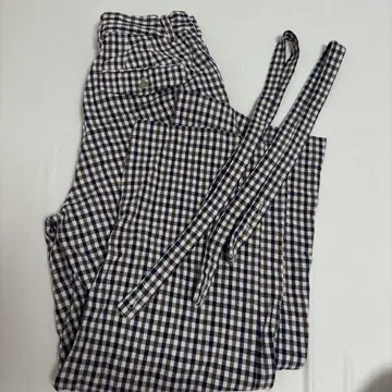 SLOBE IENA 체크 무늬 캐주얼 팬츠