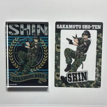 SAKAMOTO DAYS 도쿄 타워 아사쿠라 신 아크릴 블록 클리어 카드