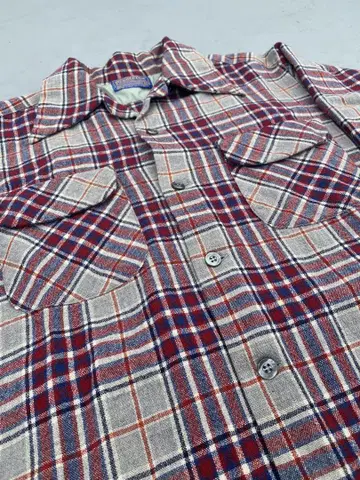 최고급 70s 펜들턴 pendleton 울 셔츠 보드 옴브레