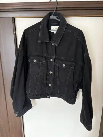 ra denim 블랙 데님 자켓