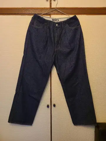 허리 오버롤즈 Westoveralls 와이드 데님 870I W32