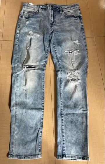 AMERICAN EAGLE 데미지 데님 스키니 US 31 일본 사이즈 M