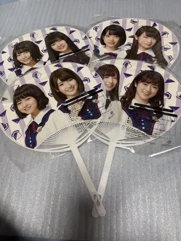 노기자카46 사카미치 시리즈 아이돌 부채 4개 세트