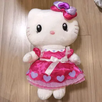 헬로키티 봉제 인형 하트 드레스