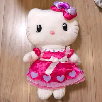 헬로키티 봉제 인형 하트 드레스