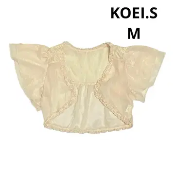 KOEI.S 여성용 포멀 볼레로 M 베이지