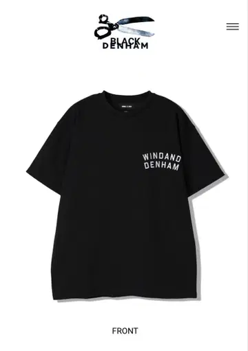 DENHAM x WDS 덴함 x 윈드앤씨 블랙 M