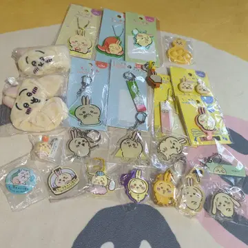 치이카와(먼작귀) 토끼 오마카세 아크릴 러버 키링 스크런치 쿠라스시