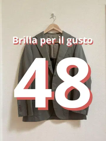 [ Brilla per il gusto ] 브리라 코튼 자켓 48 올리브
