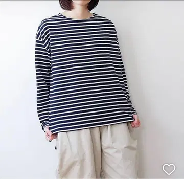 오로네 사브리나 보더 롱 슬리브