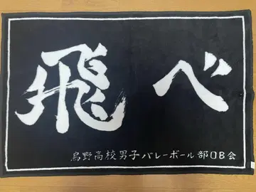 하이큐!! 카라스노 고교 가로 현수막 담요