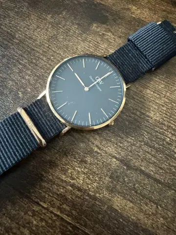 Daniel Wellington 손목시계 네이비x골드