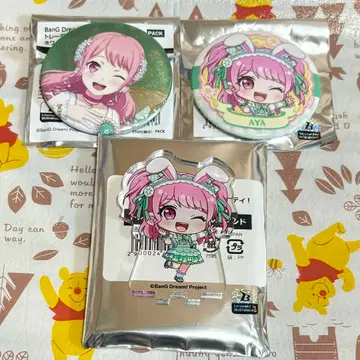 뱅드림 마루야마 아야 데코토 DECOTTO 캔뱃지 아크릴 스탠드