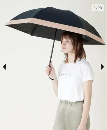 선배리어 100 완전 차광 양산 블랙 3단 접이식