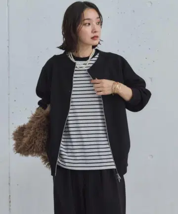 DOUX ARCHIVES 4WAY 본딩 오프숄더 풀오버