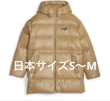 PUMA 푸마 우먼 스타일 후디드 다운 자켓 베이지