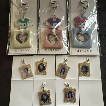 MISAMO 사진 키링 & 사진 참 세트