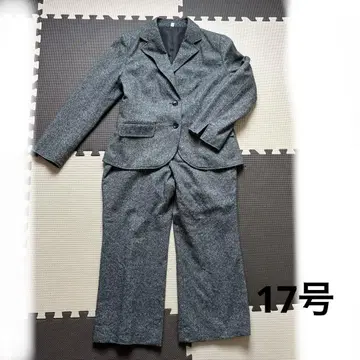 여성용 수트 상하의 그레이