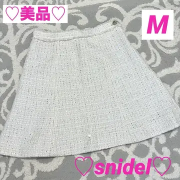 SNIDEL 트위드 스커트