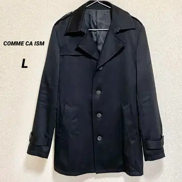 컴시즘 트렌치코트 블랙 L